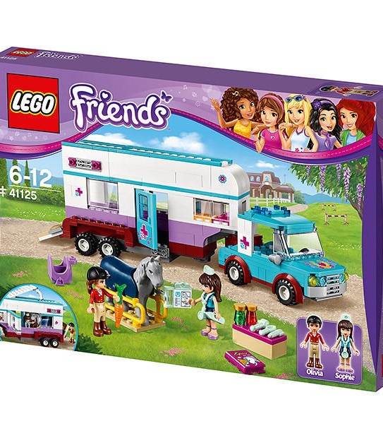 LEGO&reg; Friends Horse Vet Trailer 41125