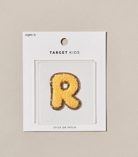 Stick on Patch - Letter
