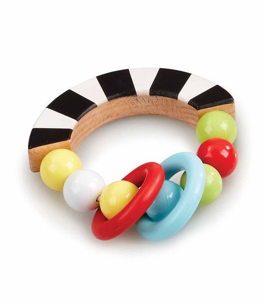 Early Learning Centre Wooden Bead Rattle