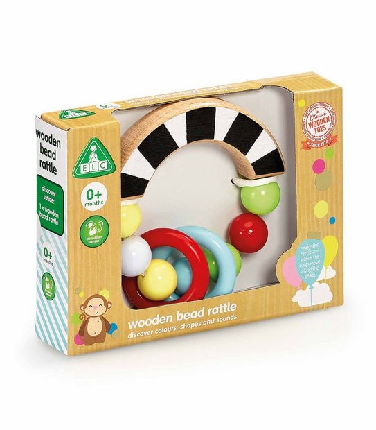 Early Learning Centre Wooden Bead Rattle