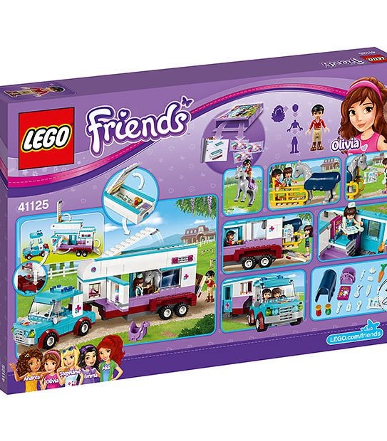 LEGO&reg; Friends Horse Vet Trailer 41125