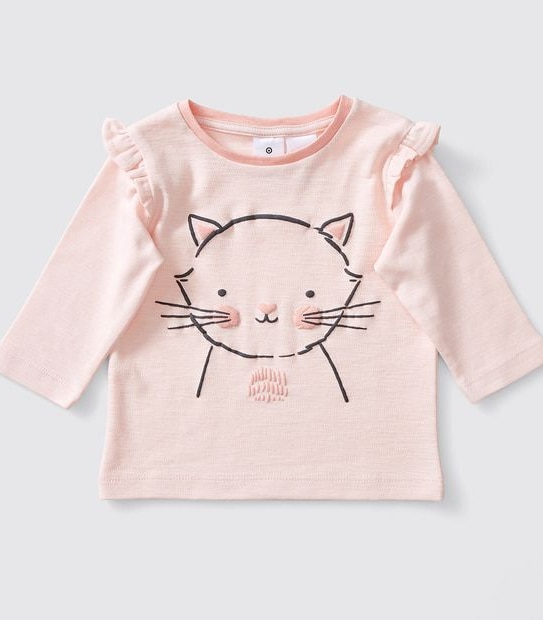 Baby Organic Cotton 2 Piece Pyjama Set - Pink