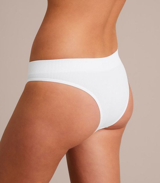 Lily Loves Ribbed Seamfree Brazillian Briefs; Style: LBZ52388 2 of 4