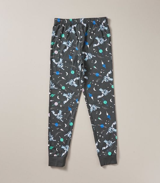 Kids Unisex Family Matching Disney Glow-In-The-Dark Buzz Lightyear Cotton Pyjama Set