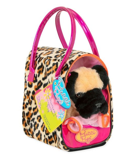 Pucci Pups Plush & Bag - Pug