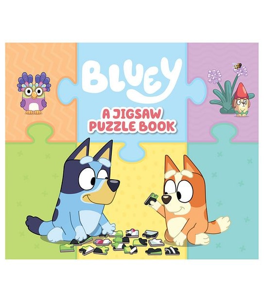 Bluey: A Jigsaw Puzzle Book