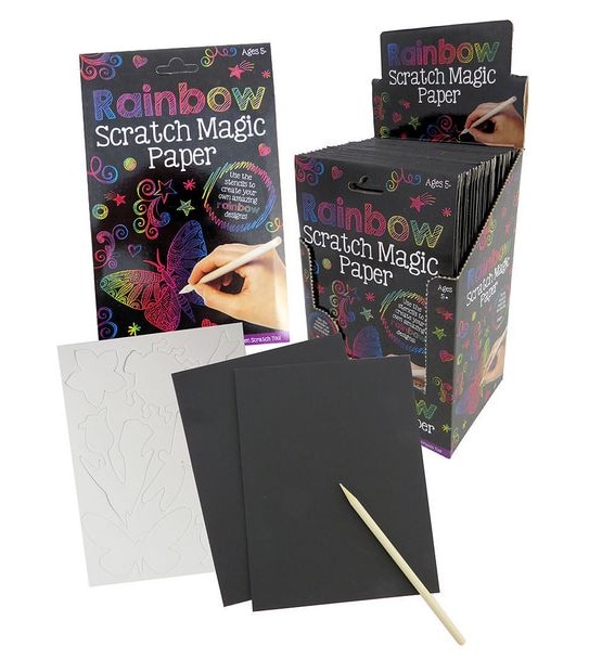 Bensons Rainbow Scratch Magic Paper