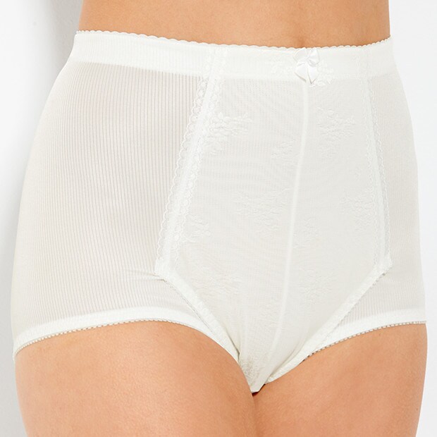 Firm Support Low Leg Briefs Ivory - Style: 1451AL