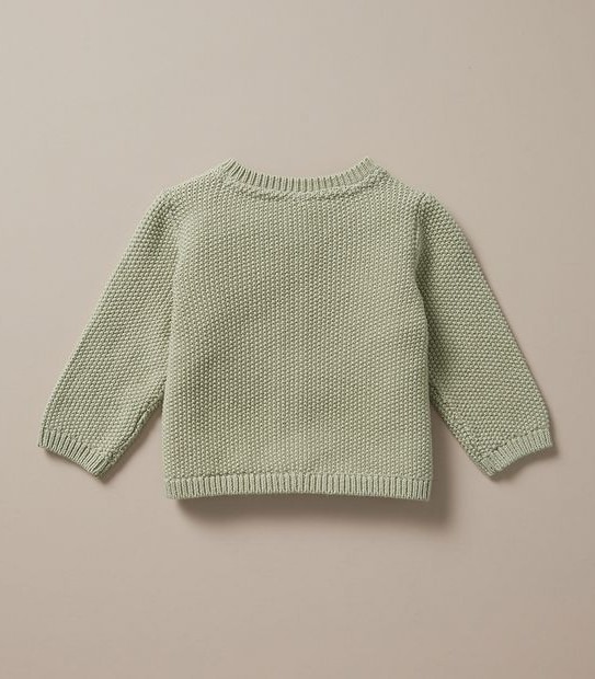Baby Moss Knit Cardigan