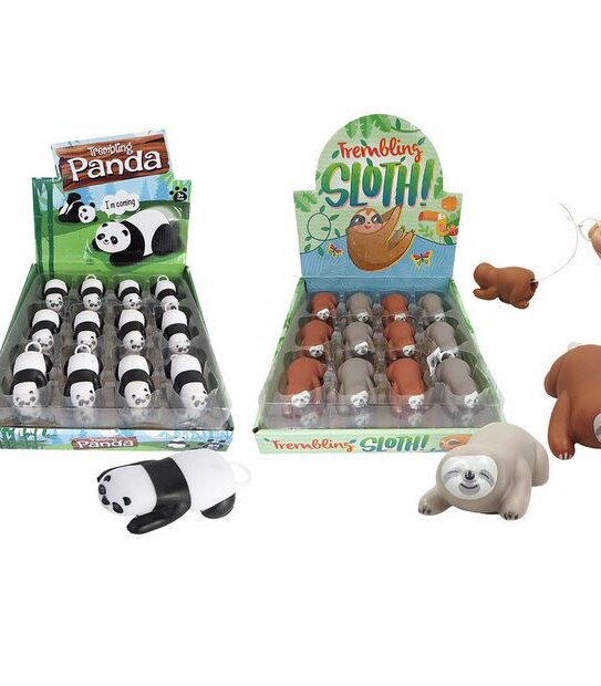 Bensons Panda/Sloth Trembling Keychain Assorted