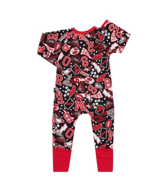 Bonds Baby AFL Essendon Zip Wondersuit Coverall