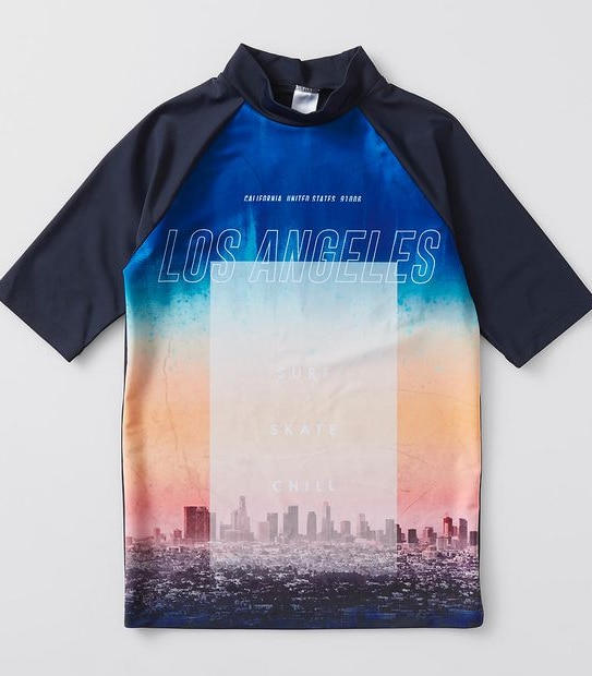 Digital Print Rash Vest - Multi