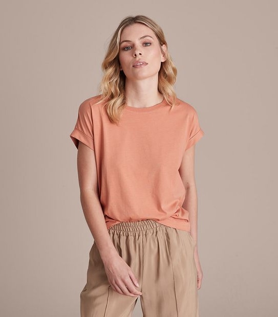 Preview Roll Cuff Supima T-Shirt
