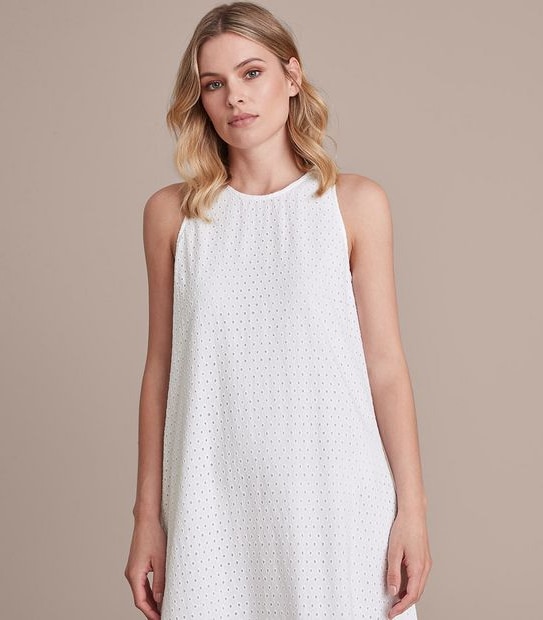 Preview Broderie Maxi Tiered Dress