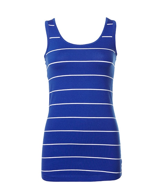 Tank - Blue / White