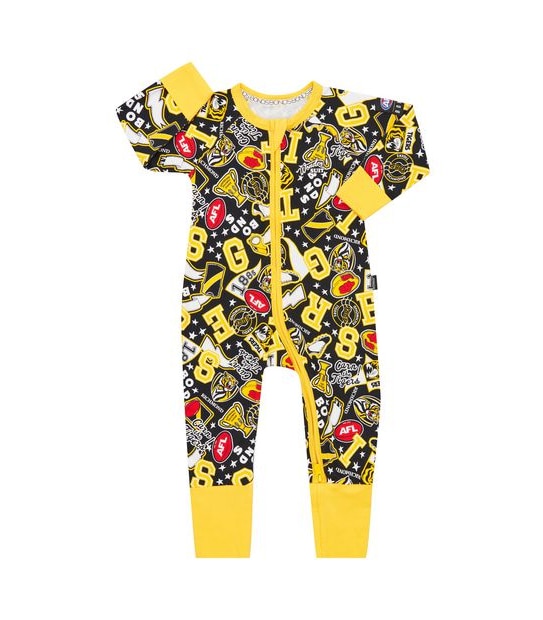 Bonds Baby AFL Richmond Zip Wondersuit Coverall