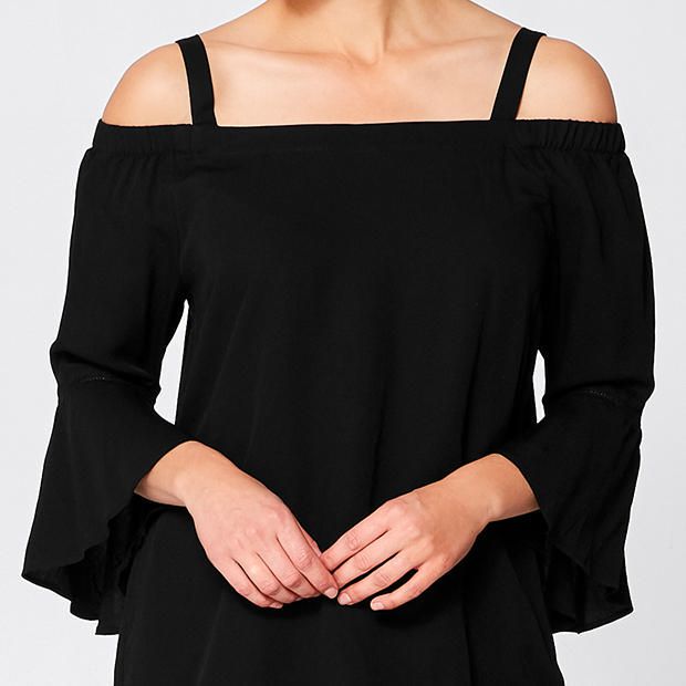 target white off the shoulder top