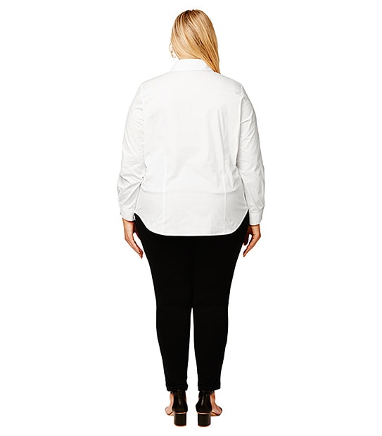 Belle Curve Classic Shirt - White