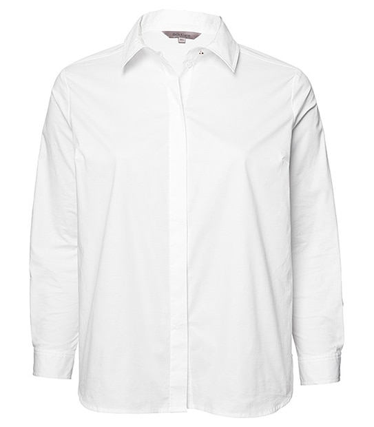 Belle Curve Classic Shirt - White