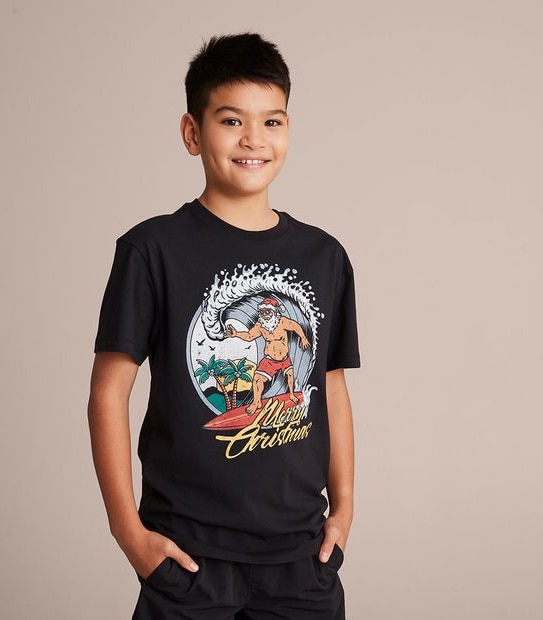 Christmas Surfing T-shirt
