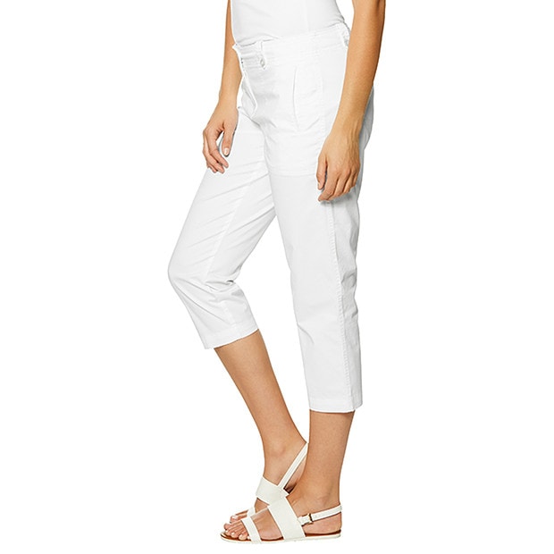 Cropped Utility Pants - White | Target Australia