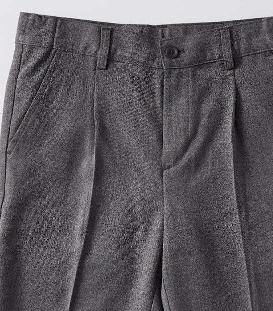 Structured Twill School Shorts