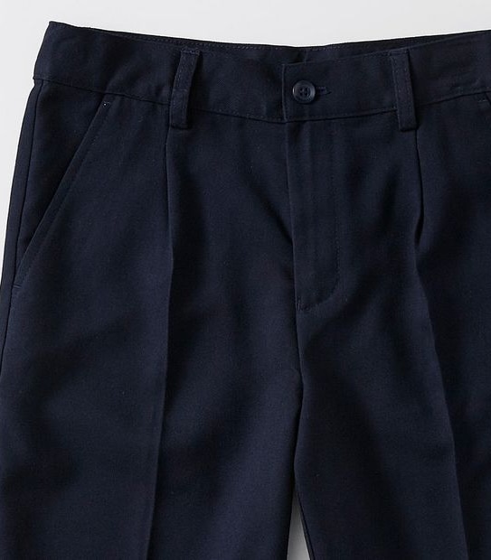 Structured Twill School Shorts