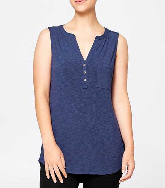 Alexa Relaxed Henley Tank