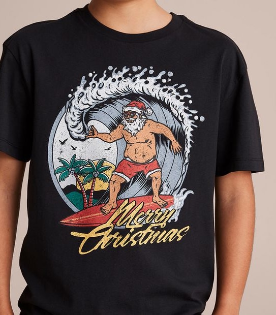 Christmas Surfing T-shirt
