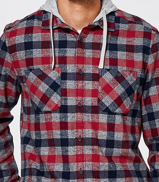 Hooded Flannelette Shirt