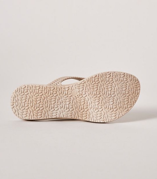 Womens Taya Recycled Textured Thongs