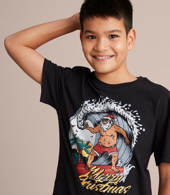 Christmas Surfing T-shirt