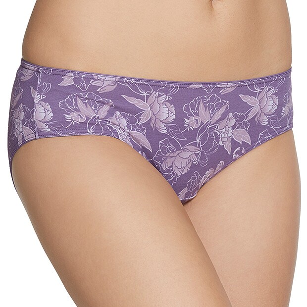 SpaFX Hipster Briefs - Purple Floral