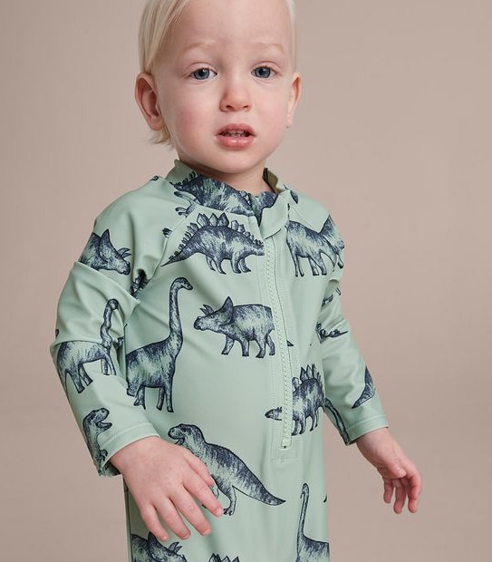 2 Piece Baby Dinosaur Swim Set