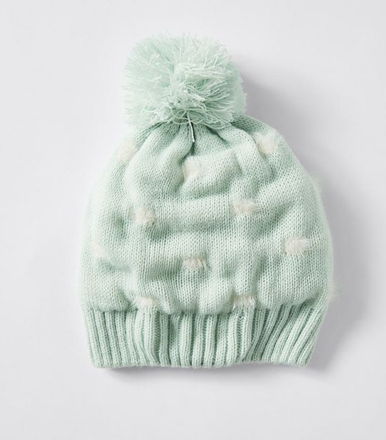 Kids Spot Knit Beanie