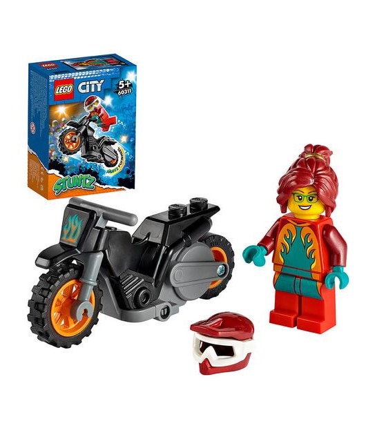 LEGO&reg; City Stunt Fire Stunt Bike 60311