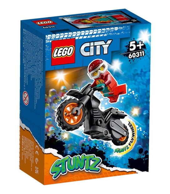 LEGO&reg; City Stunt Fire Stunt Bike 60311