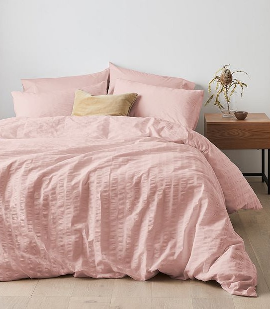 Greer Seersucker Quilt Cover Set