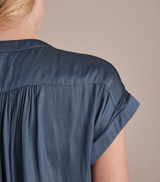 Preview Grace Relaxed Pleat Yoke Blouse
