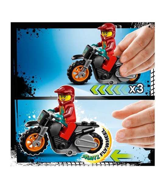 LEGO&reg; City Stunt Fire Stunt Bike 60311