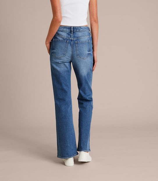 Lily Loves High Rise Flare Denim Jeans 
