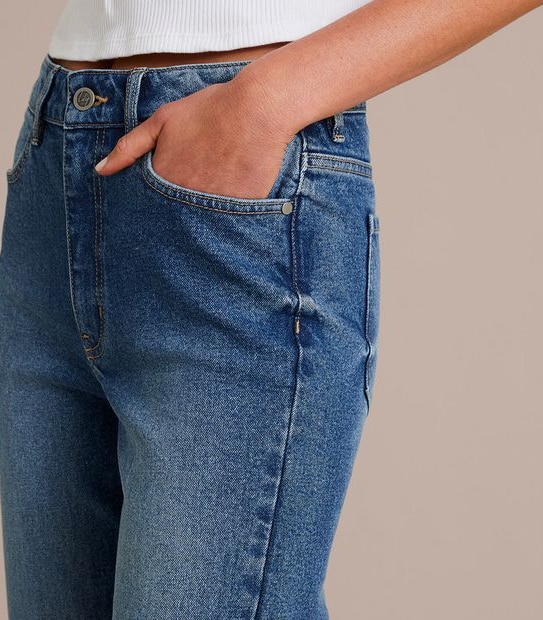 Lily Loves High Rise Flare Denim Jeans 