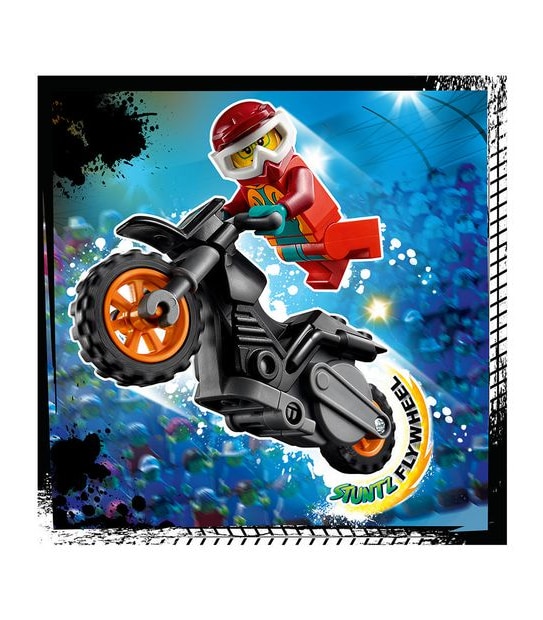 LEGO&reg; City Stunt Fire Stunt Bike 60311