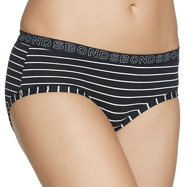 Bonds Hipster Boyleg Briefs - Black Stripe Bonds Hipster Boyleg Briefs - Black Stripe