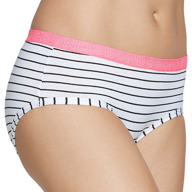 Bonds Hipster Boyleg Briefs - White Stripe Bonds Hipster Boyleg Briefs - White Stripe