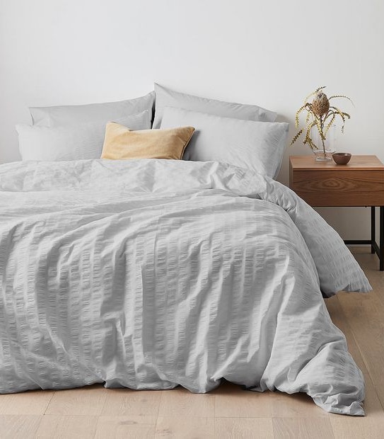 Greer Seersucker Quilt Cover Set