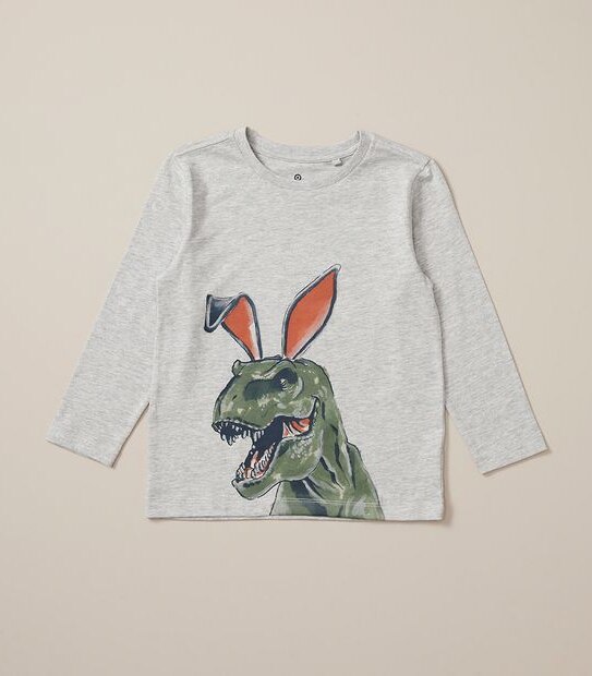 Novelty Dinosaur Bunny T-shirt