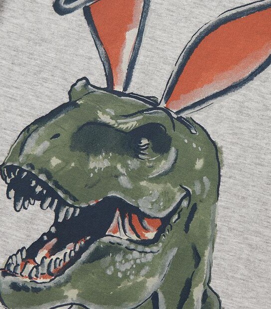 Novelty Dinosaur Bunny T-shirt