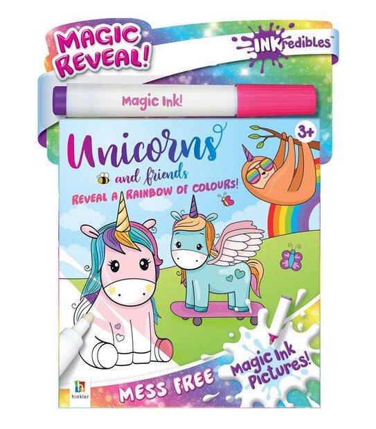 Inkredibles Magic Ink Pictures: Unicorns And Friends