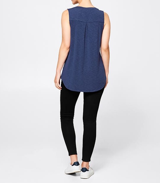 Alexa Relaxed Henley Tank